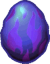 Ghostly Obsidian Dragon Egg