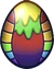 Triple Rainbow Dragon Egg